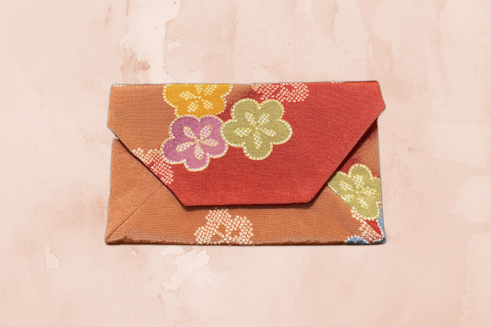 Pochette à rabat en forme d'enveloppe - Espace Japon
