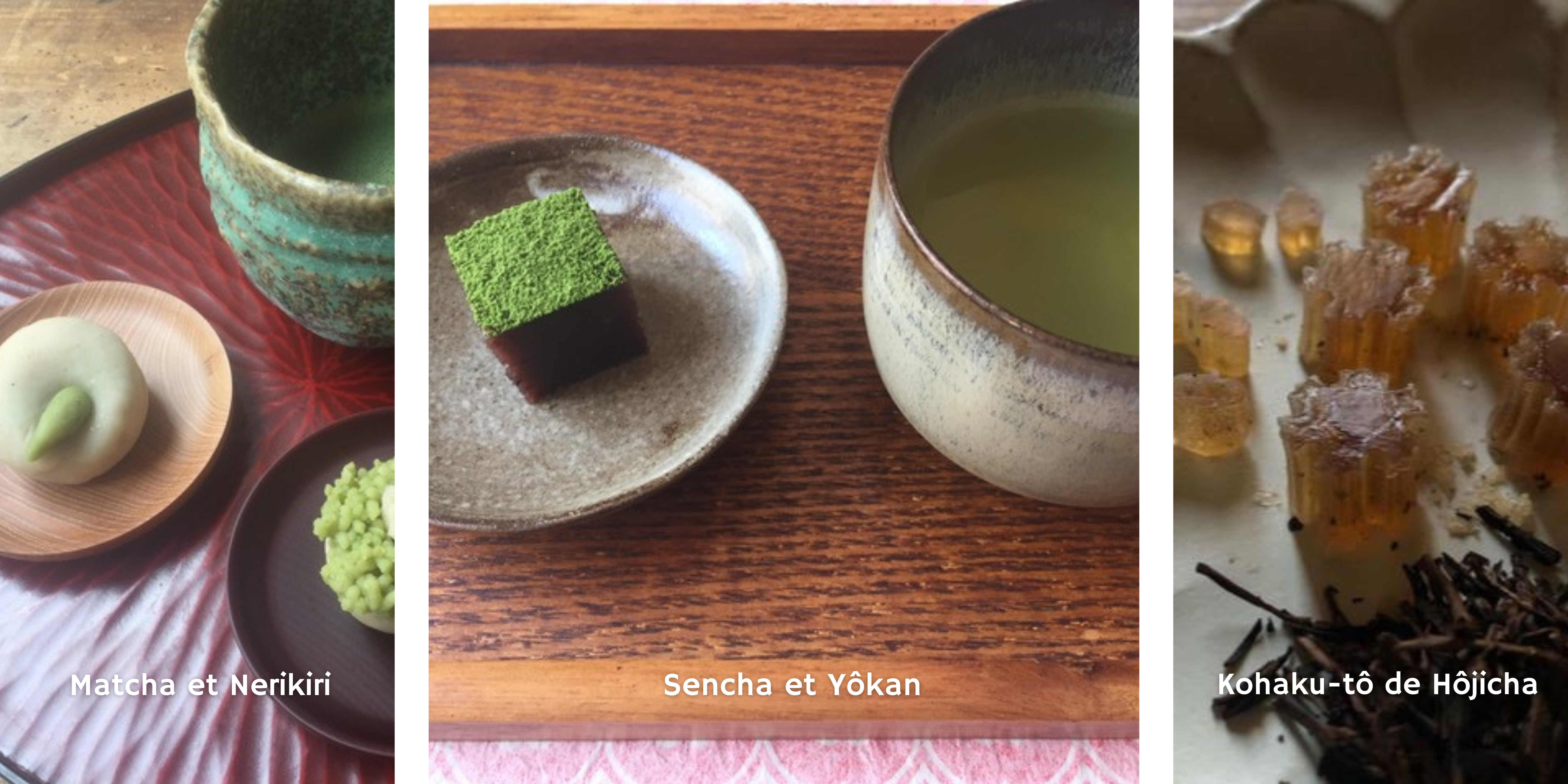 dégustation thé wagashi