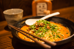 Bol de ramen au miso vegan