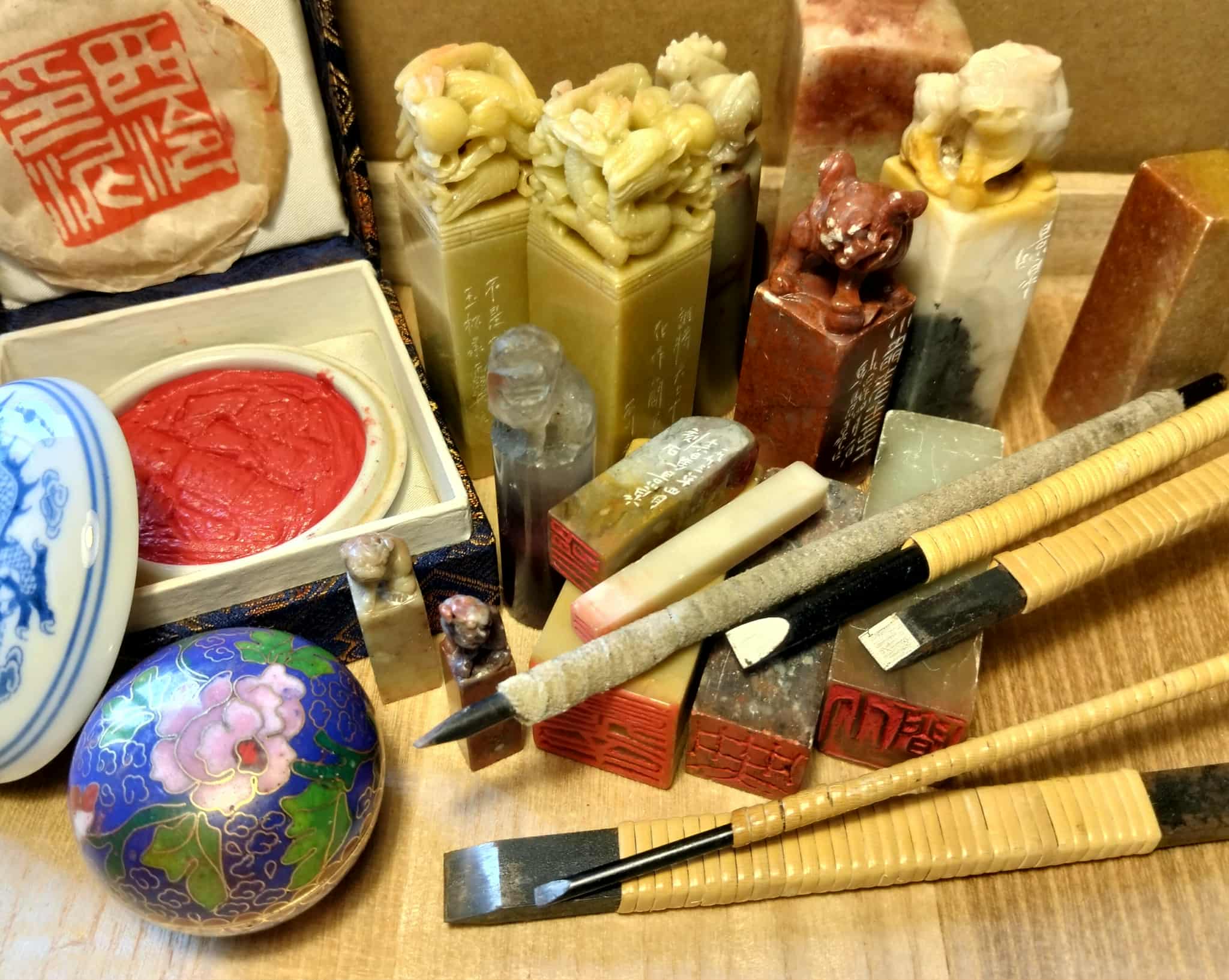 gravure de sceaux japonais