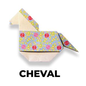 origami cheval