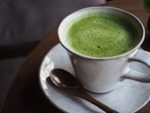 matcha latte thé japonais
