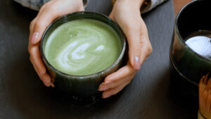 matcha latte thé japonais