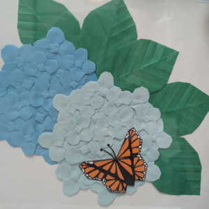 origami hortensia