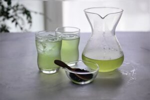 thé vert japonais froid glacé