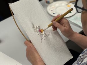 atelier peinture sur soie